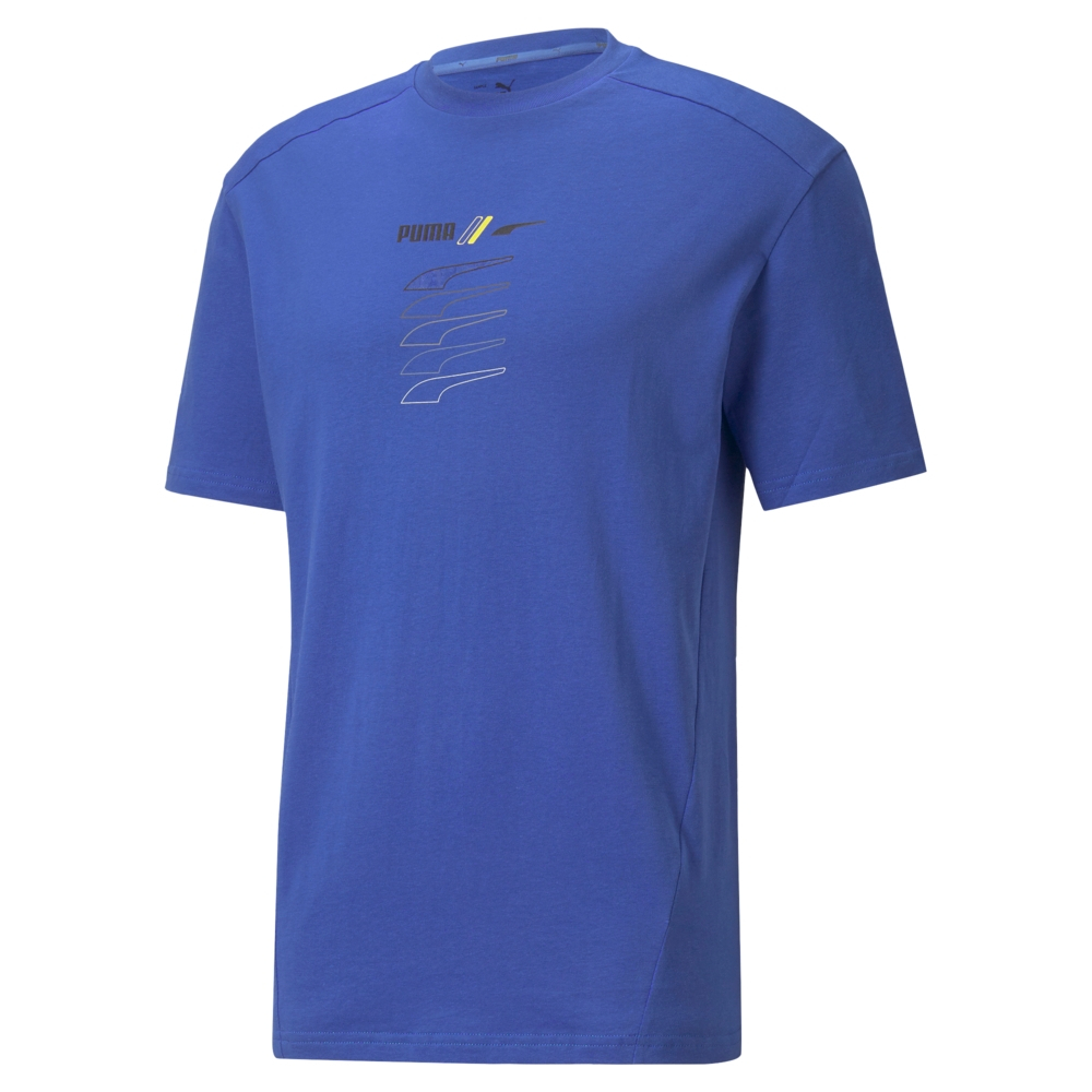 KAOS PRIA PUMA RAD/CAL Graphic Tee Dazzling Blue 671575 93