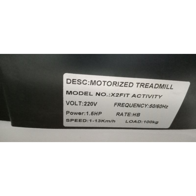 treadmill X2FIT