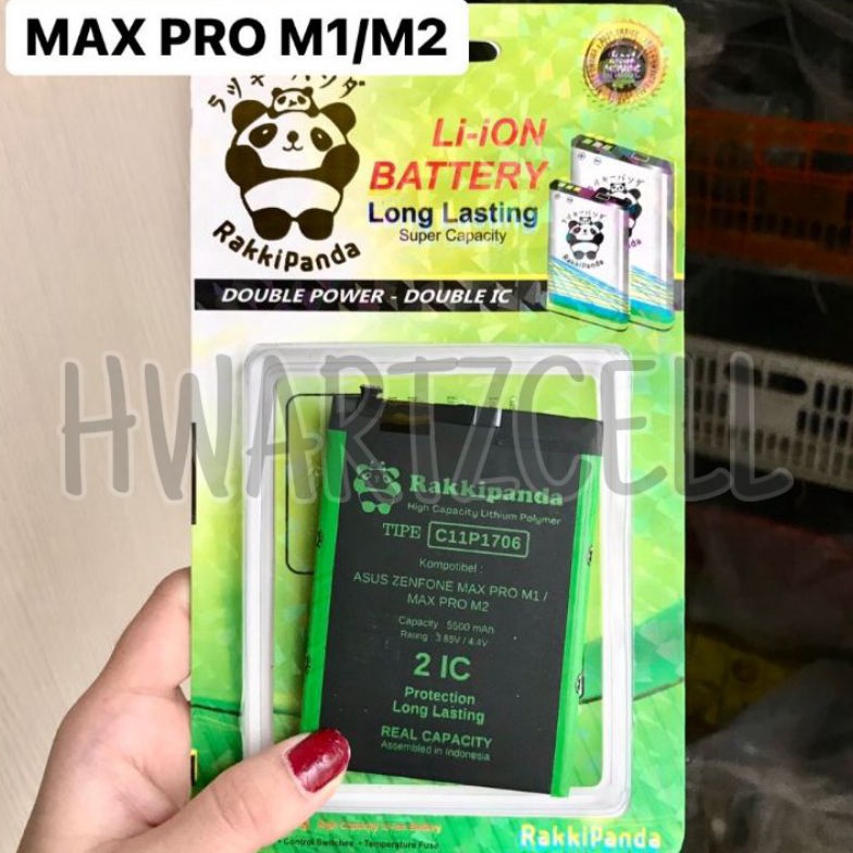 KODE X89C Baterai Rakkipanda double power ic asus zenfone max pro m1m2 C11P176 ORIGINAL GARANSI RESM