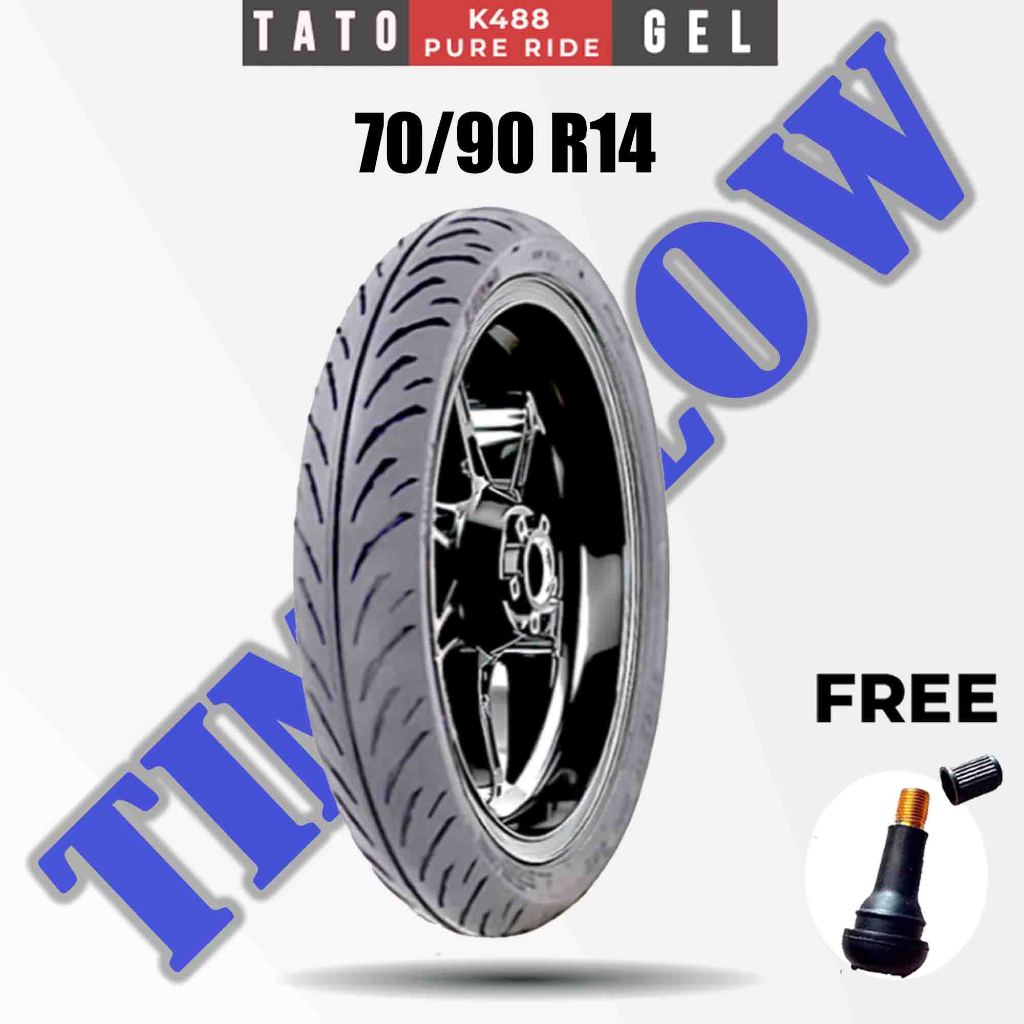 Ban Anti Bocor Motor Matic KENDA K488 70/90 Ring 14 Tubeless
