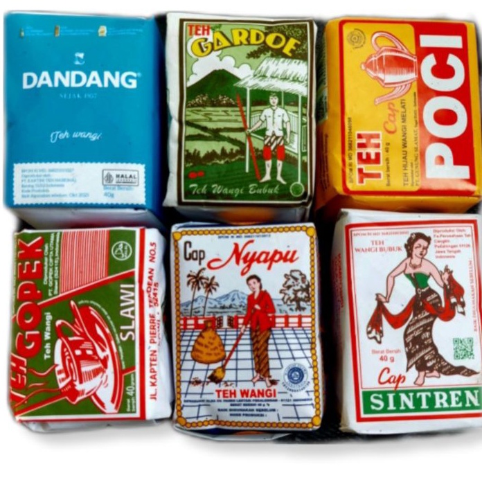 

MEGA SALE paket teh racikan khas solo sintren nyapu gopek dandang poci gardu