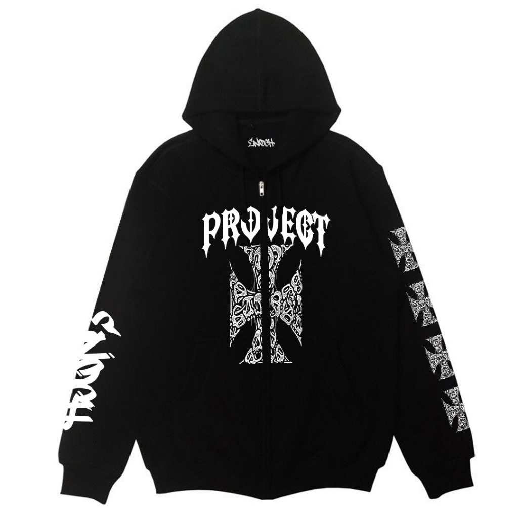 ENOCH - SWEATER HOODIE ZIPPER | PROJECT  | FLEECE 280-300 GSM