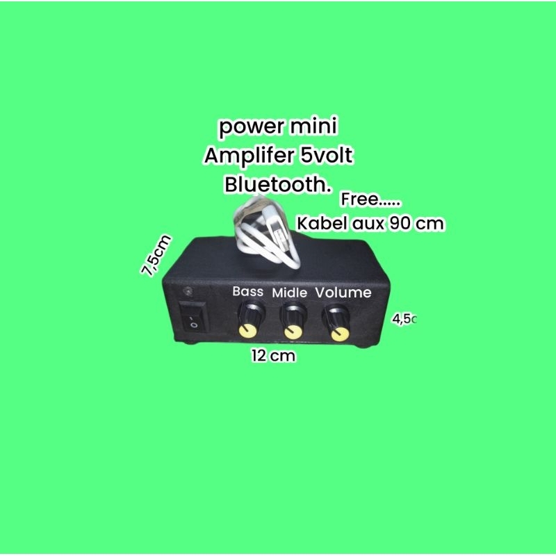 Power mini amplifer mono 5v-pam8403-bluetooth/rakitan