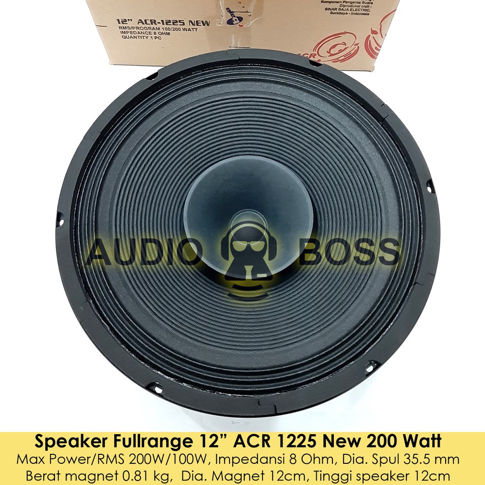 na Speaker ACR Full Range 12 inch ACR 12 1225 New