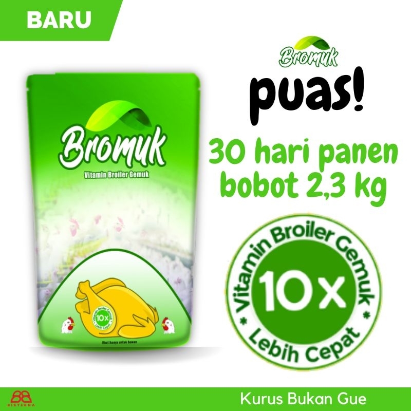 Vitamin ayam broiler cepat gemuk-penambah bobot dengan cepat -Bisterna