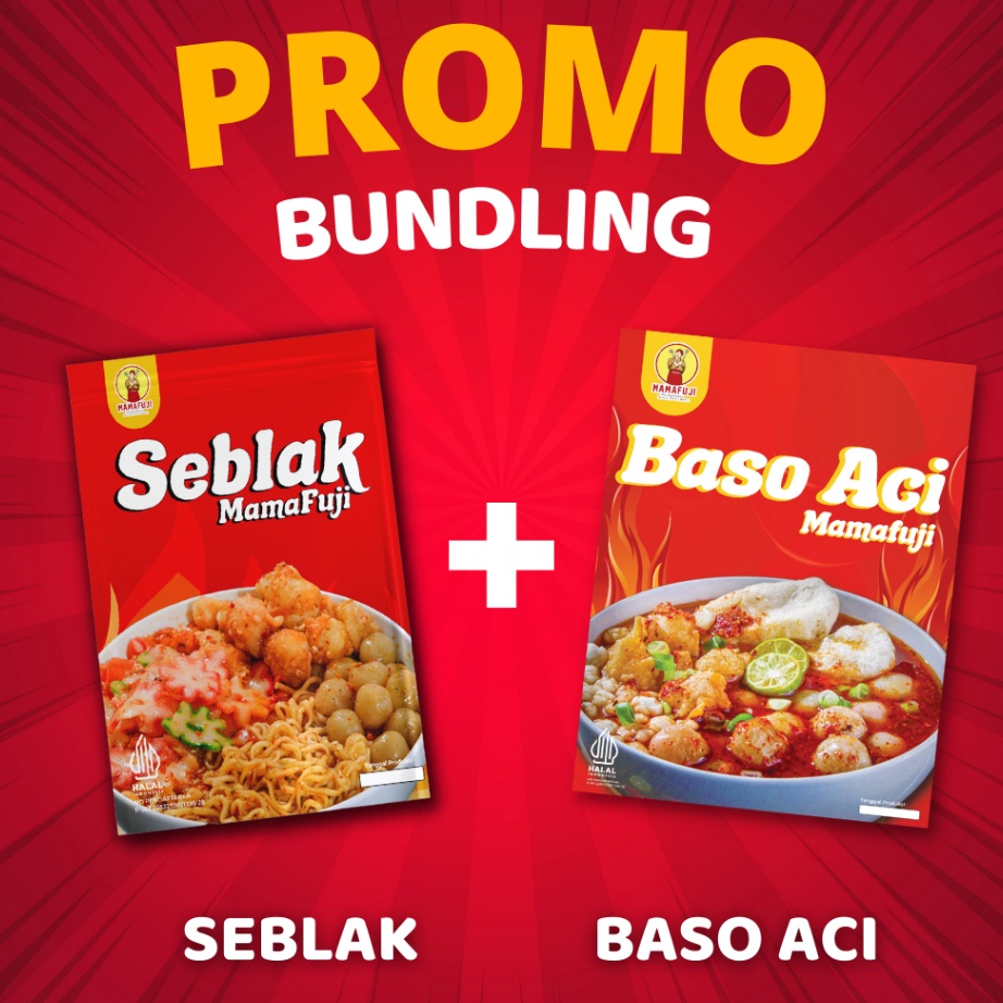 

DISKON Mamafuji PROMO BUNDLING SEBLAK BAKSO ACI