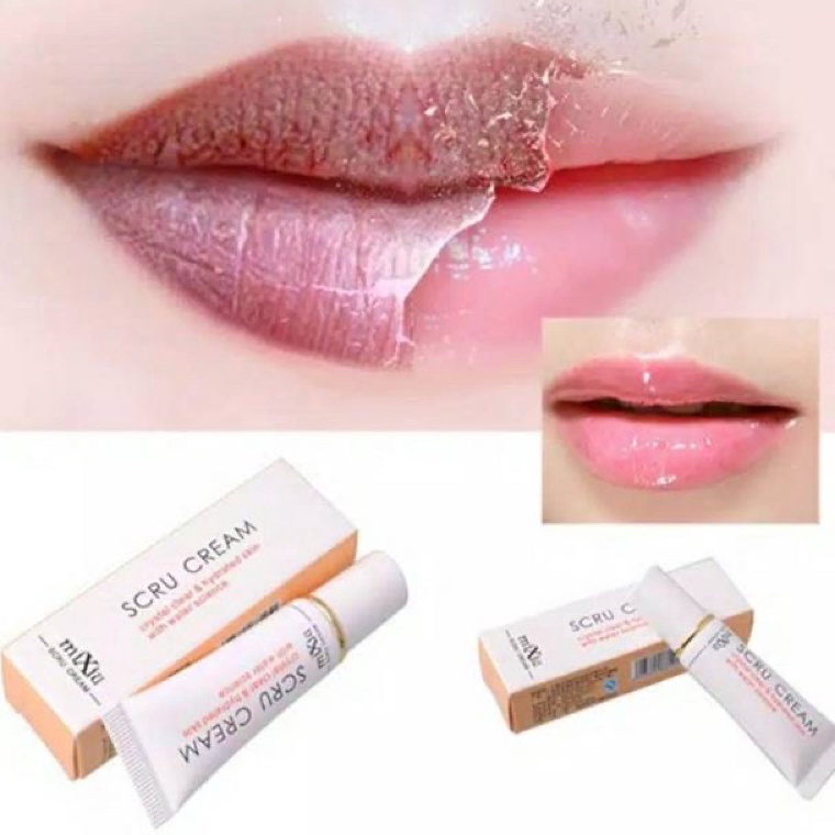 1111 SALE INSTANT TERCEPAT COD MIXUE SCRU CREAM LIP SCRUB PELEMBAB BIBIR SCRUB BIBIR