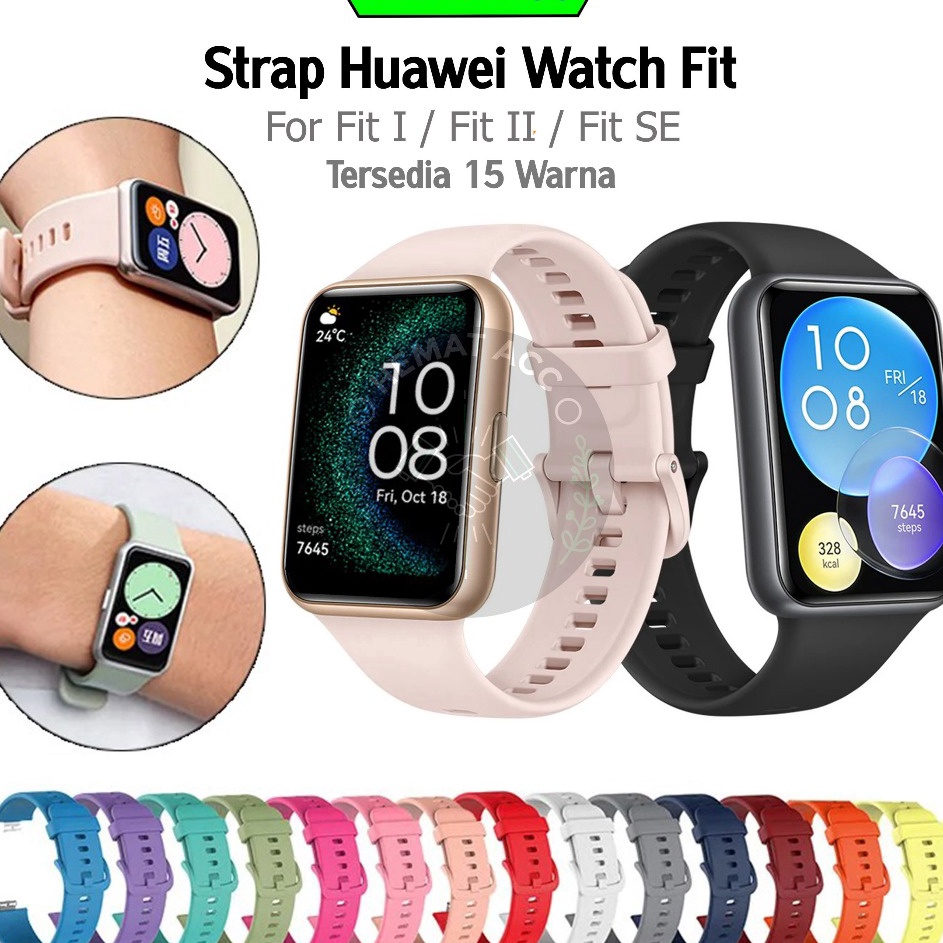 Terupdate Strap Huawei Watch Fit SE  Watch Fit 1  Watch Fit 2 Polos Tali Huawei Watch Fit 1 2 SE Str