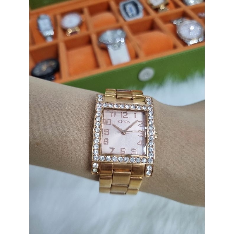 Jam tangan guess gold mata original