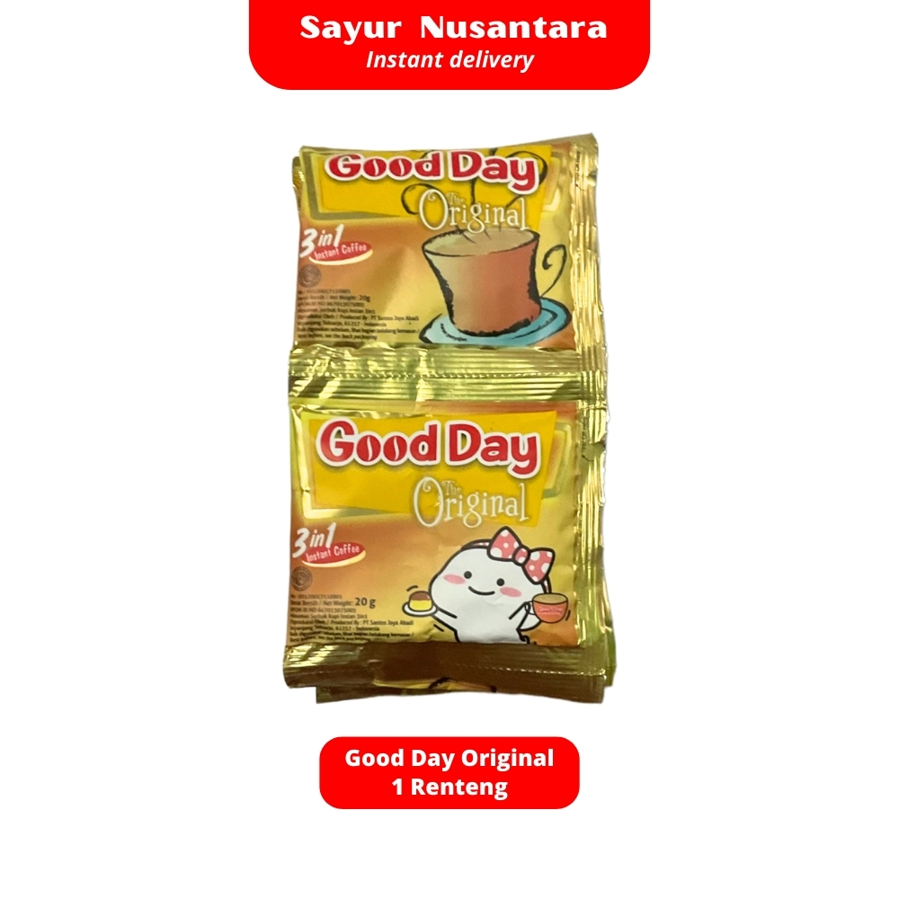 

Kopi Good Day original 1 Renteng - Sayur Nusantara