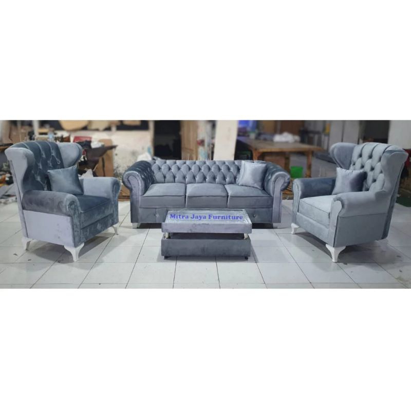 SOFA BED KLASIK ELEGAN SOFA DUDUK MINIMALIS SOFA RUANG TAMU MURAH.SOFA MURAH KURSI MURAH SOFA KINI K
