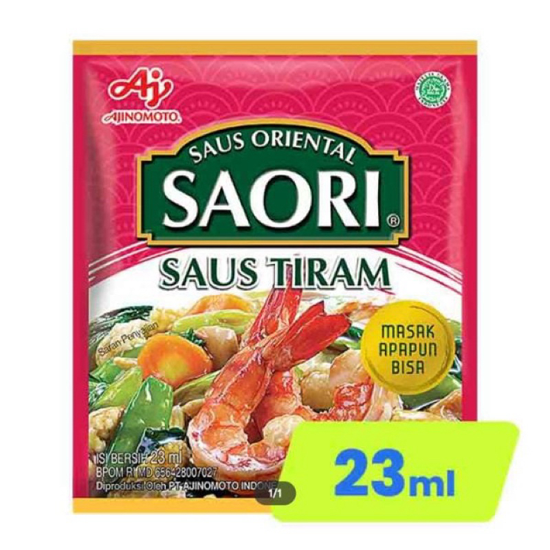 

Saori Saus Tiram Sachet 23ml Isi 10 Sachet