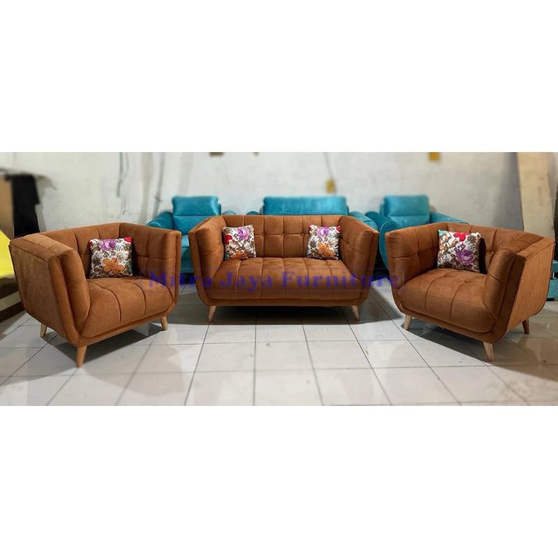 SOFA MINIMALIS ELEGAN SOFA BED MODERN SOFA RUANG TAMU TERBARU SOFA ORI. SOFA MURAH KURSI MURAH SOFA 