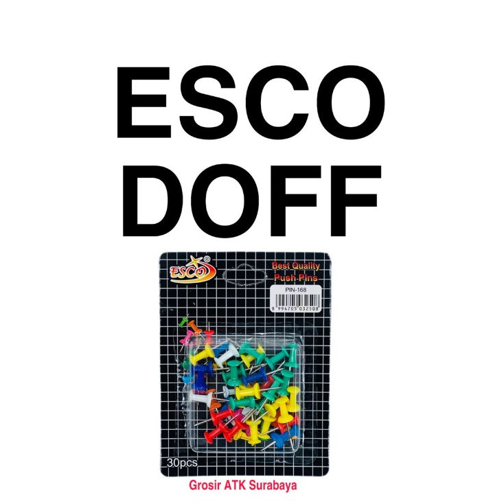 

Push Pin / Jarum Tekan / Paku Pin Esco Doff