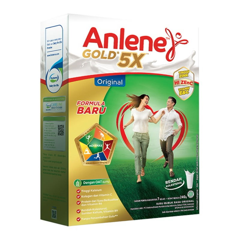 

Anlene Gold 5x Susu Bubuk Dewasa 240gr