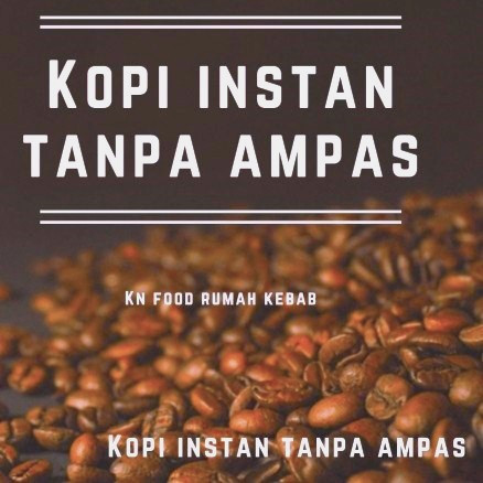 

INSTANT COFFEE 1Kg Bubuk Kopi Spray Dried Tanpa AMPAS (SR01)