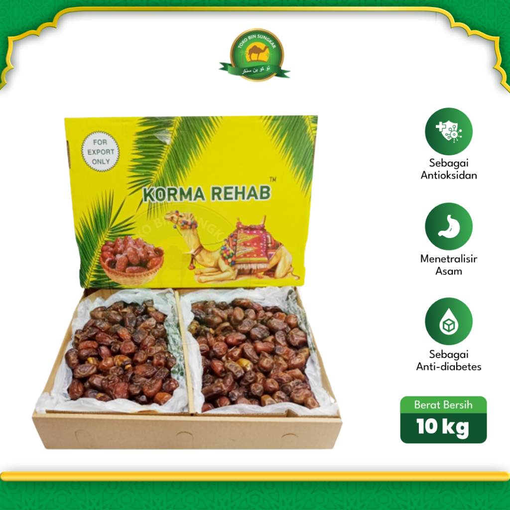 

Kurma Mesir Rehab Premium Oleh Oleh Haji Souvenir Umroh 100% Original 10Kg