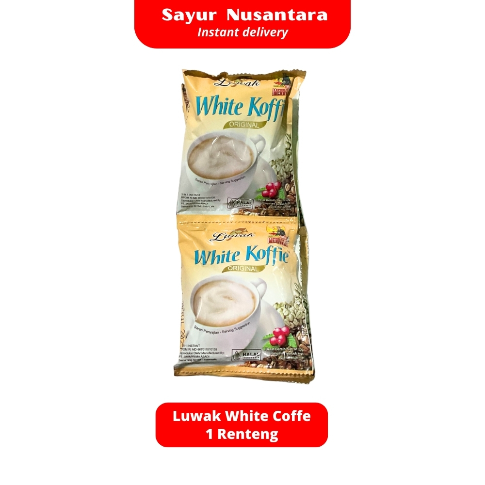 

Luwak White Coffe 1 Renteng - Sayur Nusantara