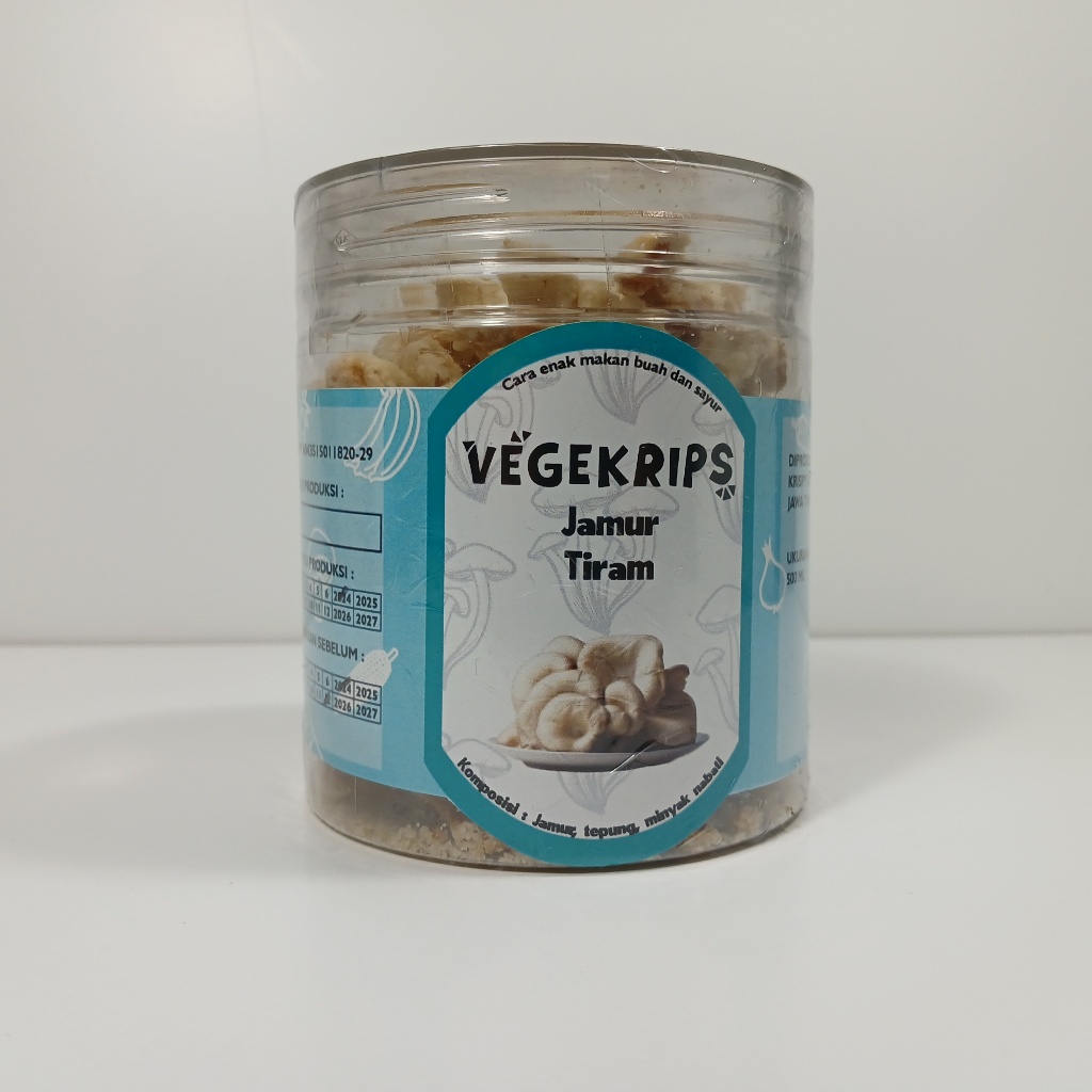 

Keripik Jamur tiram 500 mL Vegekrips