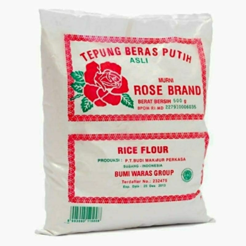 

Tepung Beras Rose Brand Tepung Halus Rice Flour Kemasan 500gram