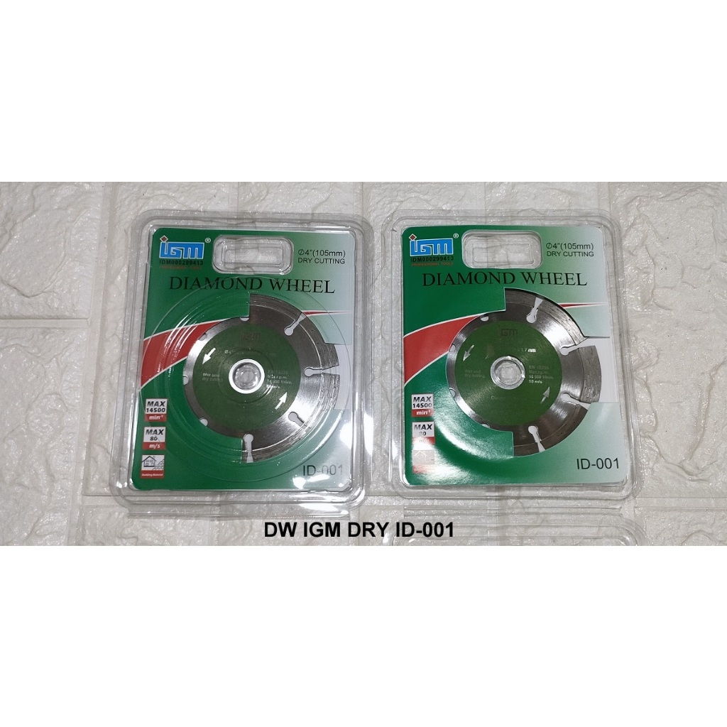 DIAMOND WHEEL IGM 4" - MATA PISAU POTONG KERAMIK GERINDA