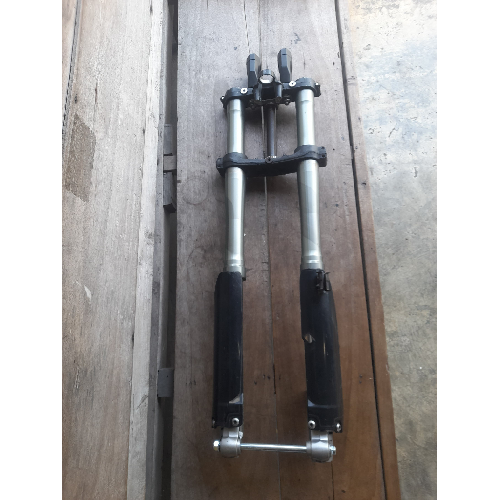shockbreaker kawasaki klx USD D-Tracker Ori Shock Depan UpSide Down DTracker Old Original Copotan Mo