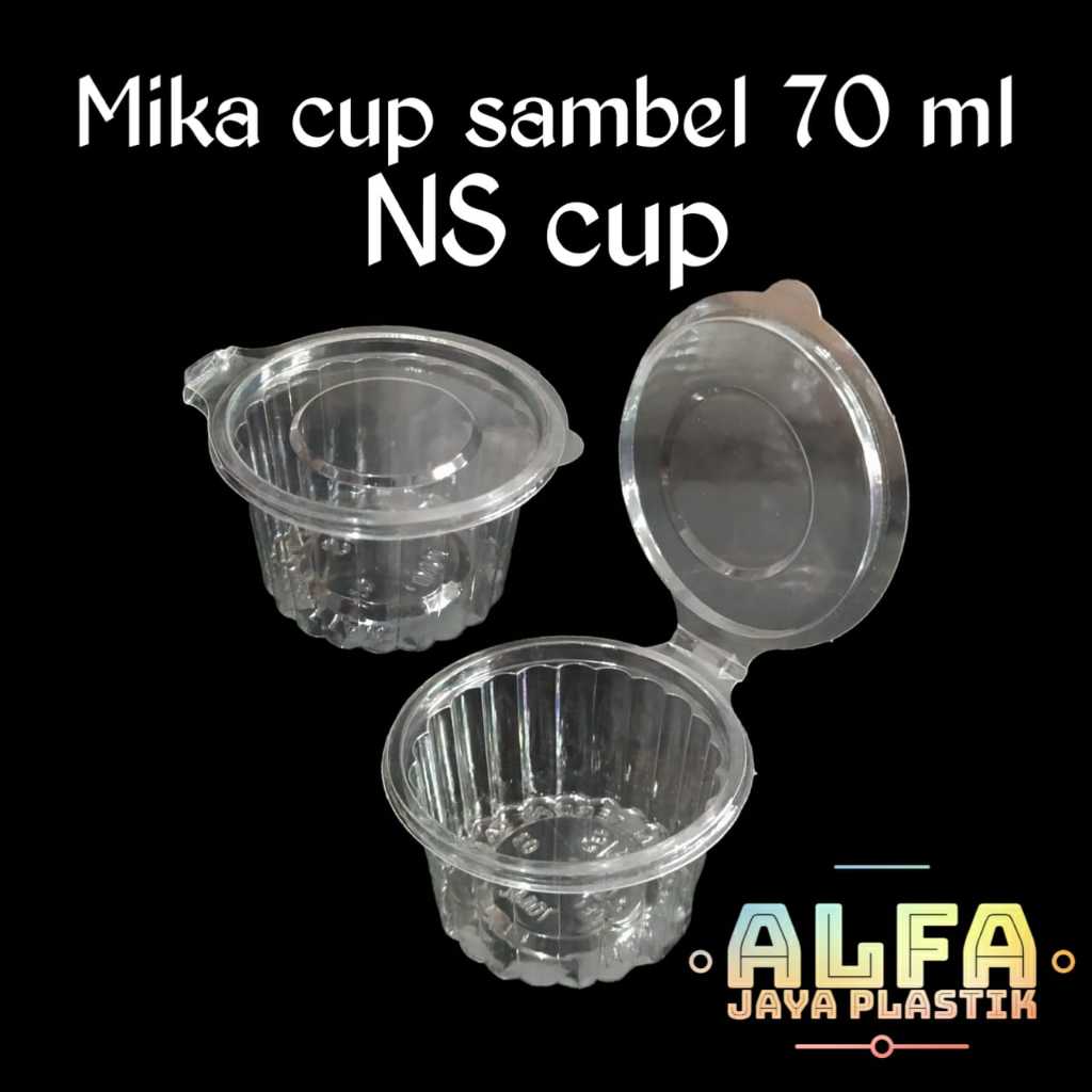Mika cup sambel 70 ml / NS cup