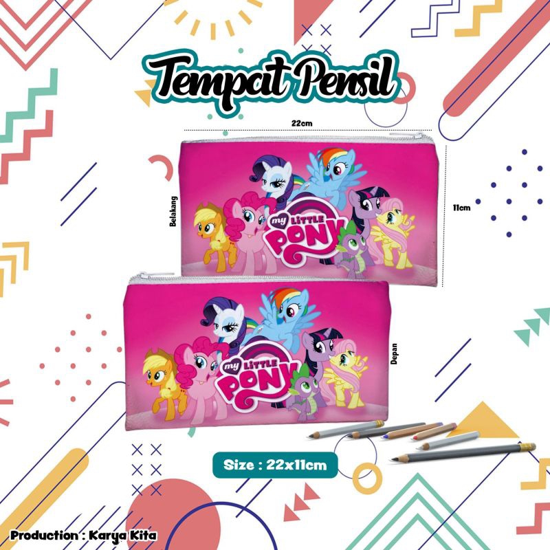 

KUDA PONY - tempat pensil karakter kuda pony kode 02