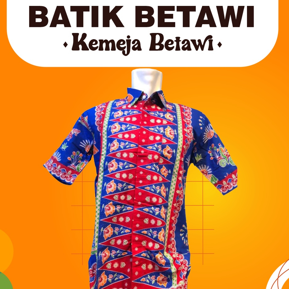 Kemeja Batik Betawi Pria