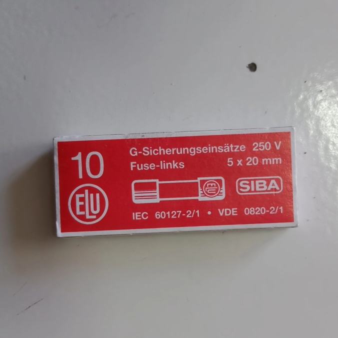 Fuse Keramik 5x20 3,15A 250V Siba P/N.7000733 Fuse Keramik 5x20 3,15A 250V Siba P/N.7000733
