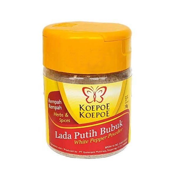 

Koepoe Koepoe Lada Putih bubuk 38gr kupu kupu White Pepper powder