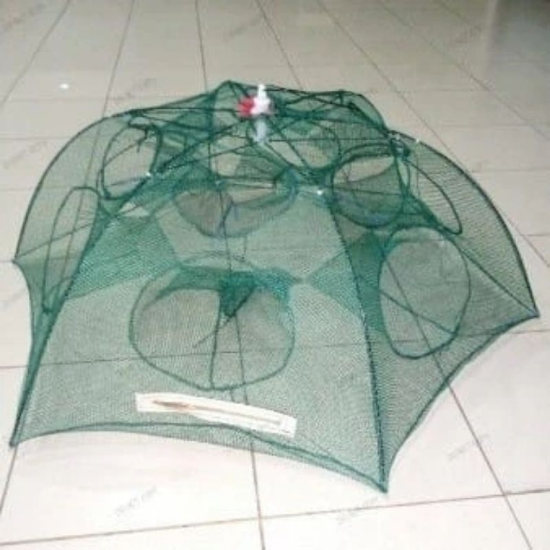 Payung Bubu Jaring Jebakan Perangkap Udang ikan Kepiting Model Payung