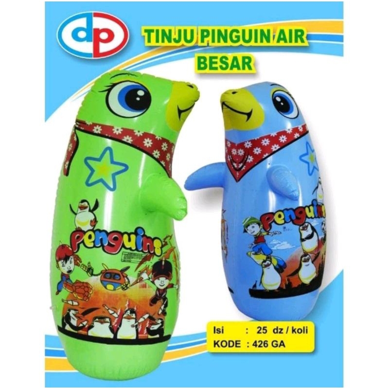 1 Lsn Mainan Tiup Tinju air PINGUIN BESAR 80cm
