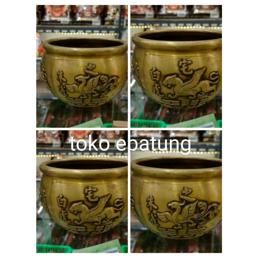 hio lo / hiolo leluhur / hiolo co sien - Kuningan china - 12 cm