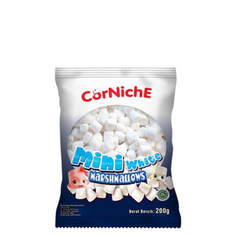 

CORNICHES MINI MARSHMALLOW WHITE BKS 200 GR