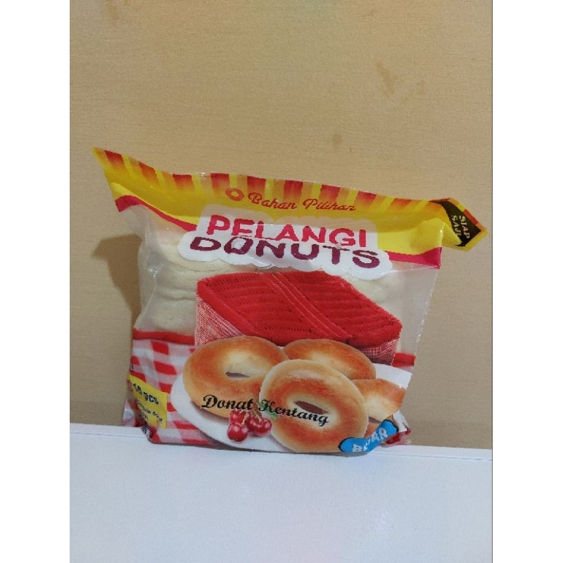 

Pelangi donat jumbo isi 10pcs