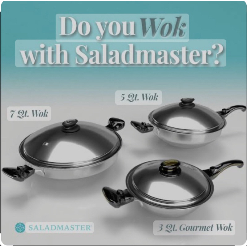 Saladmaster Wok 7 Qt | Panci Saladmaster Wok 7