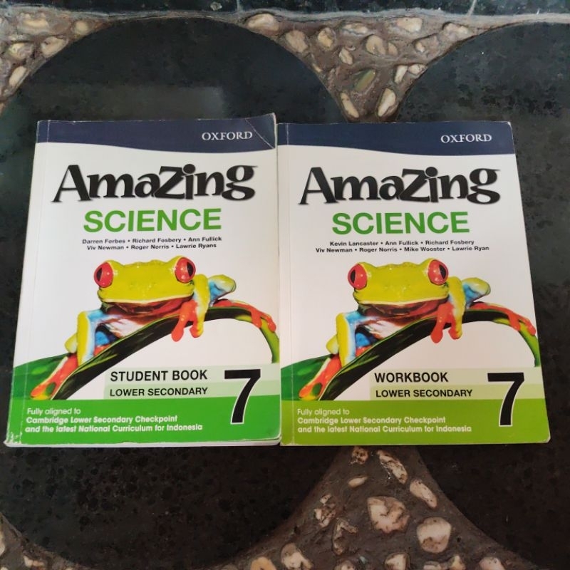 Buku Amazing Science 7, Student Book, Workbook, Oxford, Lower Secondary 7, Kevin Lancaster, Ann Full