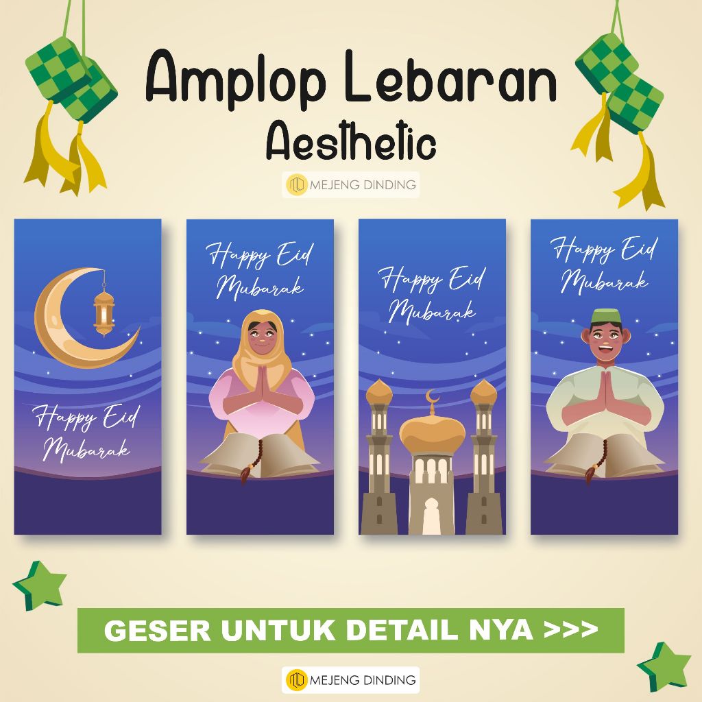 

AMPLOP LEBARAN AESTHETIC ISI 10 PCS / AMPLOP ANGPAO LEBARAN IDUL FITRI 2023 BESAR ISLAMI / EID MUBARAK / AMPLOP LEBARAN / AMPLOP IDUL FITRI GLOSSY TEBAL / EID ENVELOPE / AMPLOP ESTETIK 2023 / IDUL FITRI CUTE RUSTIC TERBARU / MARHABAN YA RAMADHAN 14