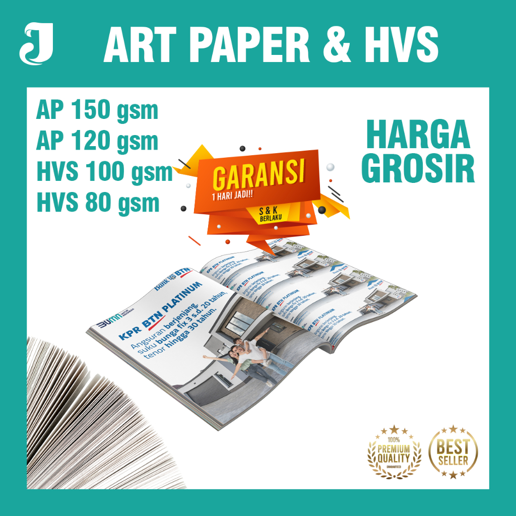 

CETAK A3+ HVS & ART PAPER