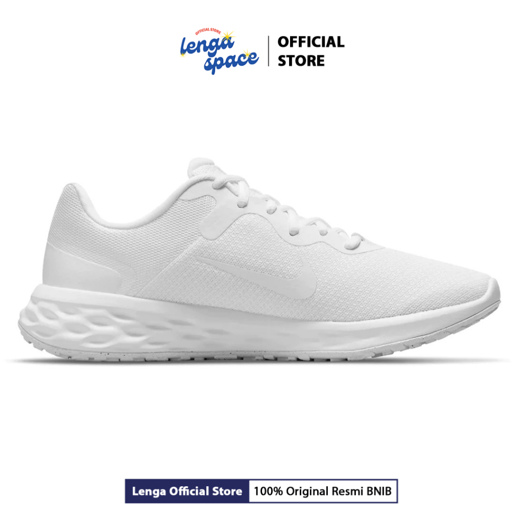 Sepatu Lari  Nike Revolution 6 Next Nature White (DC3728-102) ORIGINAL