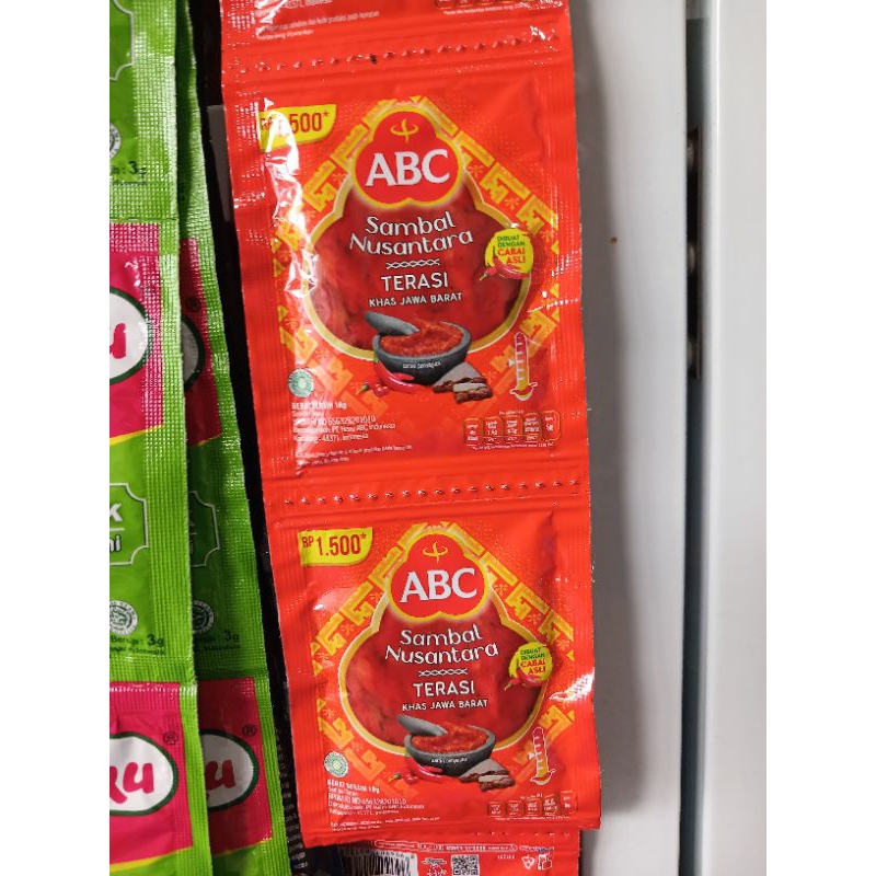 

Abc sambal terasi 18 gr