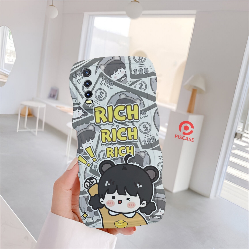 Softcase VIVO Y20 / Y12S / Y20S GELOMBANG Terbaru - Fashion Softcase - Casing VIVO Y20 / Y12S / Y20S