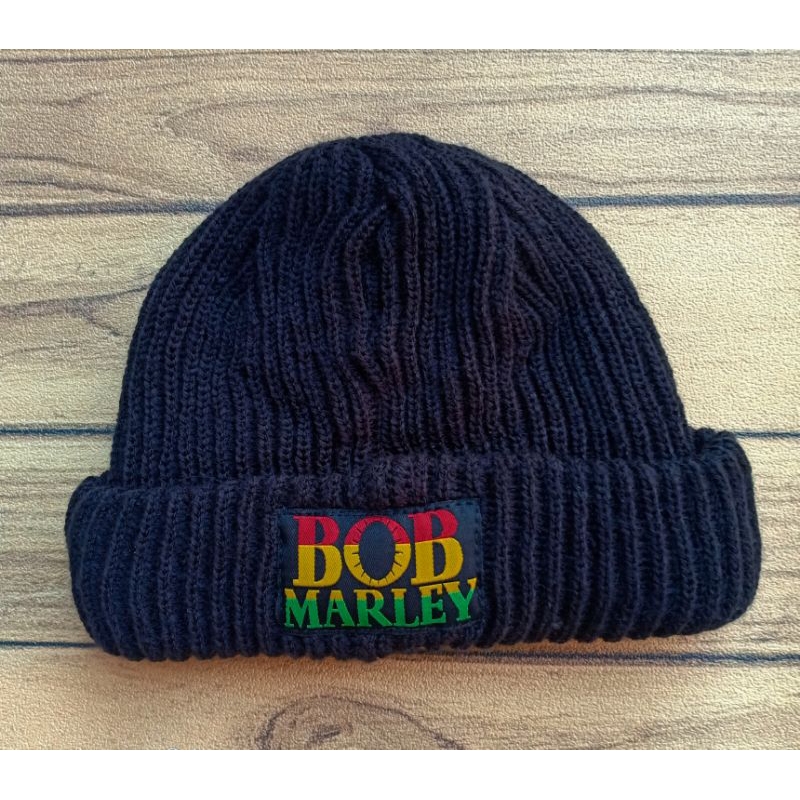 beanie kupluk rajut bob marley reggae rasta topi