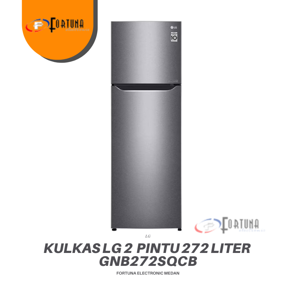 KULKAS 2 PINTU LG GNB272SQCB SMART INVERTER 272 LITER MEDAN