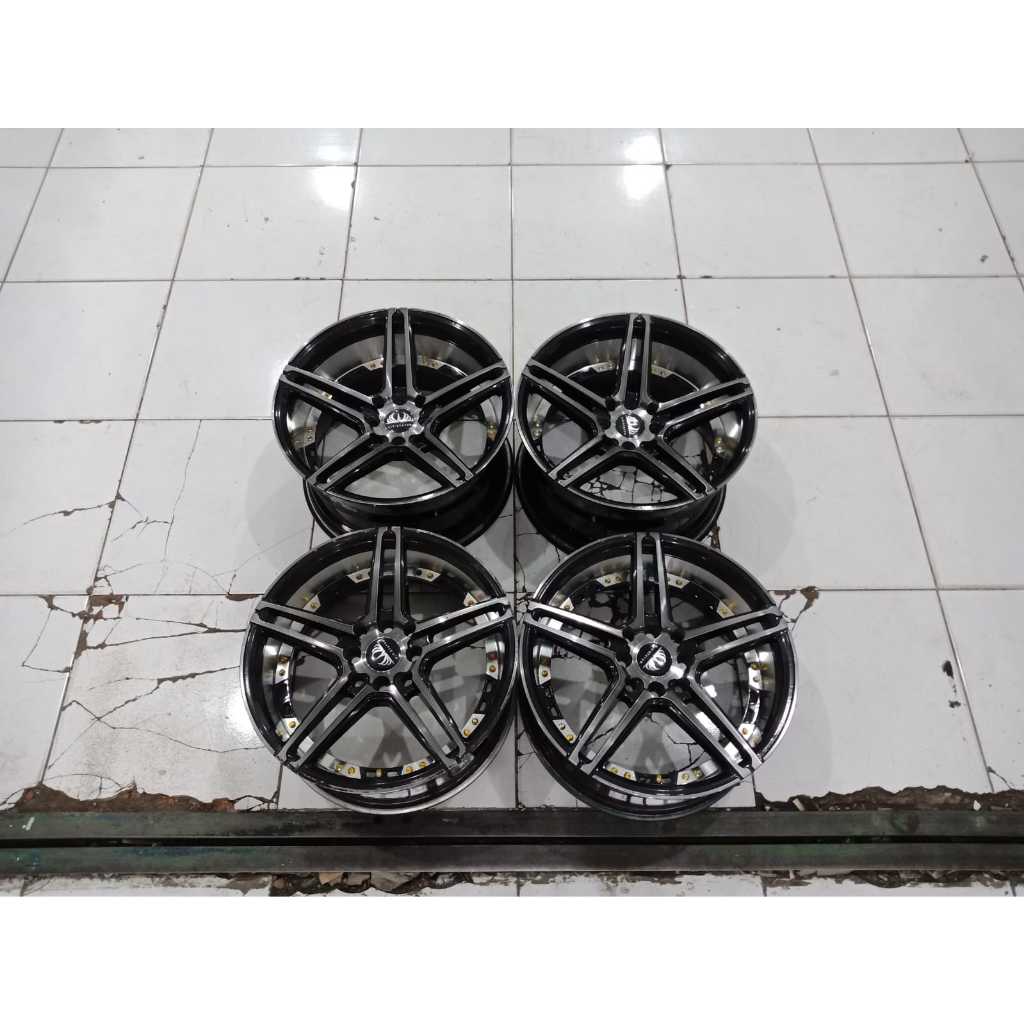 pelek mobil racing ring 16 model bintang merk vip status cocok untuk vios city swift sirion avanza l