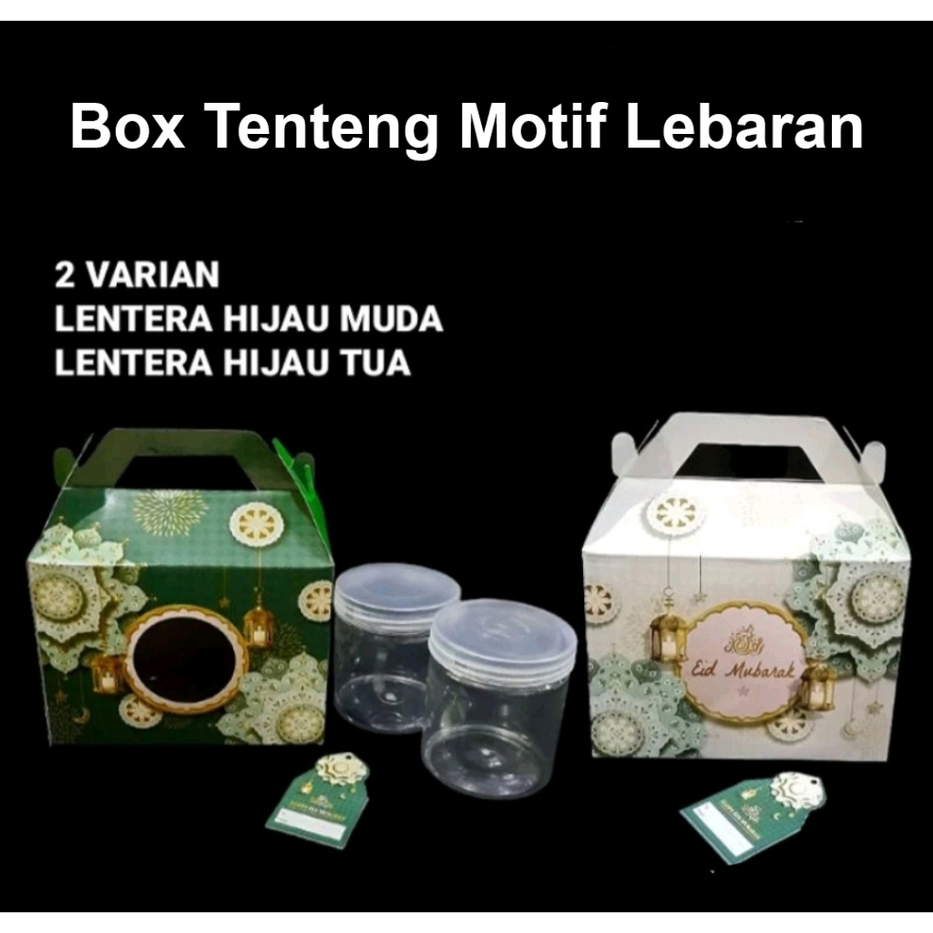 

Box Tenteng Kue Kering Muat 1/2/3/4/6 Toples 300/600/800ml - Hampers Lebaran Idul Fitri