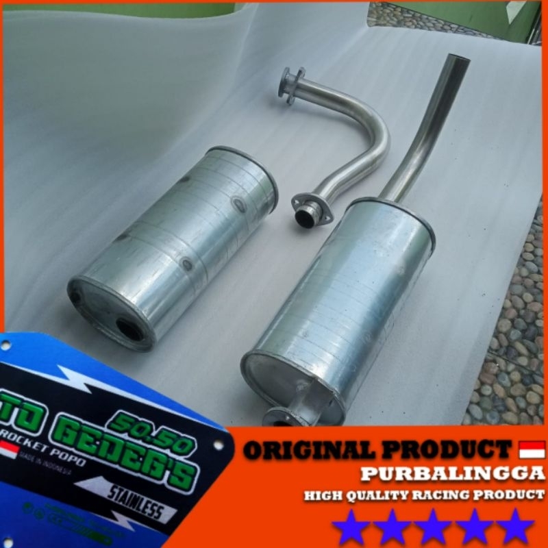 Knalpot mobil tabung knalpot standar L300 Ps 100 Colt diesel umplung ragasa full stainless steel ben