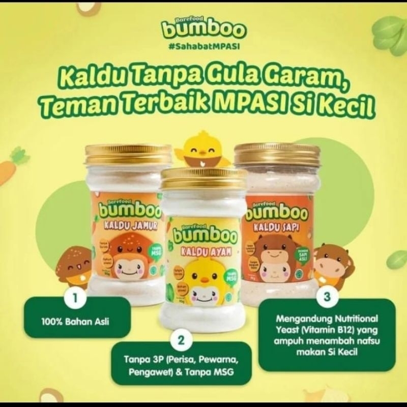 

Barefood BUMBOO Kaldu Asli Mpasi Anak No MSG