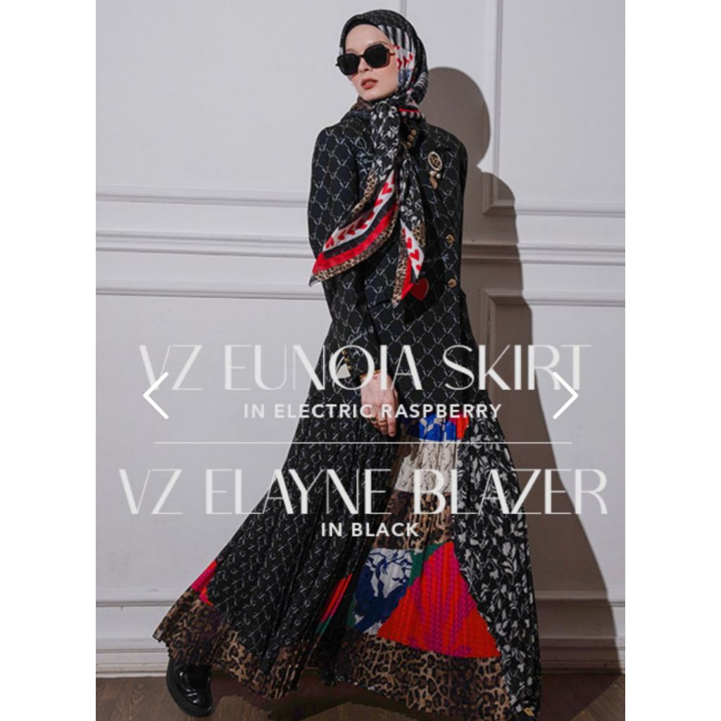 Elayne Blazer & Eunoia Skirt Original by VIVI ZUBEDI